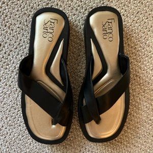 Franco Sarto Black Sandals